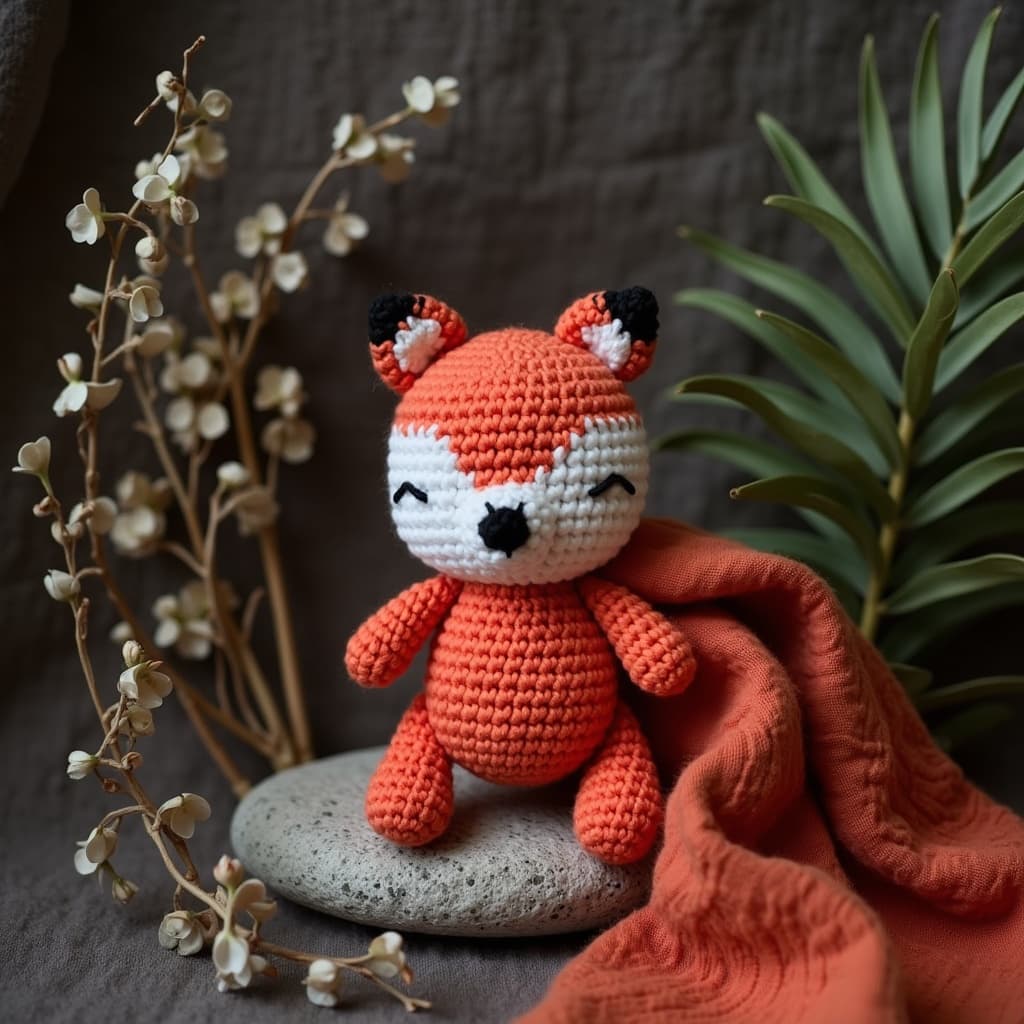 Handcrafted crocheted toy